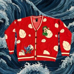 Disney Red Knit Sweater